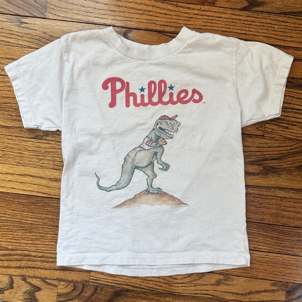 Tiny Turnip Philadelphia Phillies TT Rex Tee Shirt 5T